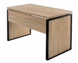 Стіл письмовий Бюро чорний/дуб сонома 1200х600х750Н