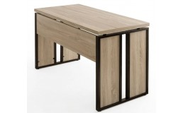 Стіл письмовий Б'юті чорний/дуб сонома 1200х600х750Н