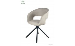 Обідній стілець з поворотним механізмом HOLLY Perfect Home, бежевий