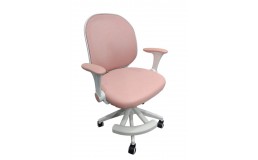 Крісло обертове дитяче з підставкою для ніг PERFECT KIDS ASTRONAUT PINK