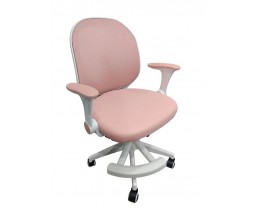 Крісло обертове дитяче з підставкою для ніг PERFECT KIDS ASTRONAUT PINK