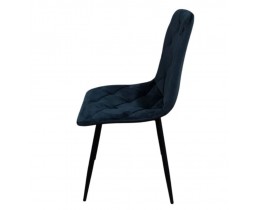 Стул велюровый PM-001 Perfect Home Україна, черный каркас/Sic Velluto 20 Black