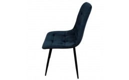Стул велюровый PM-003 Perfect Home Україна, черный каркас/Sic Velluto 20 Black