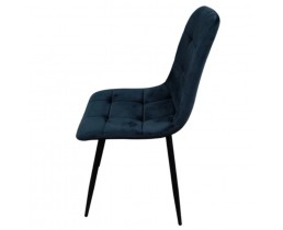 Стул велюровый PM-003 Perfect Home Україна, черный каркас/Sic Velluto 20 Black