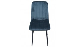 Стул велюровый PM-005 Perfect Home Україна, черный каркас/Sic Velluto 19 Graphite