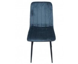 Стул велюровый PM-005 Perfect Home Україна, черный каркас/Sic Velluto 19 Graphite