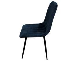 Стул велюровый PM-005 Perfect Home Україна, черный каркас/Sic Velluto 20 Black