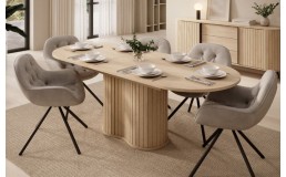 Стіл розкладний Perfect Home Лові / Lovi 180-220 Дуб кремона