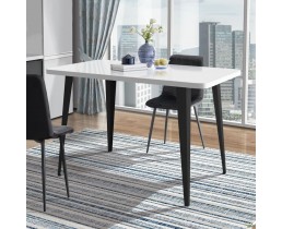 Стол Cherry 1200 (1200х670хН770) черный графит/Белый