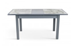 Стол кухонный Керамик 1220(1600)*74 см серый