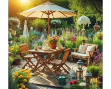 Садовий стіл та стільці: основа затишного відпочинку на свіжому повітрі