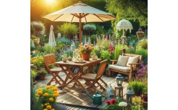 Садовий стіл та стільці: основа затишного відпочинку на свіжому повітрі