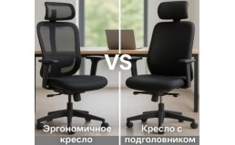 Эргономичное кресло vs кресло с подголовником: в чём разница и что подойдёт именно вам?