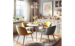Кухонний стіл та 4 стільці: ідеальний варіант для обідньої зони