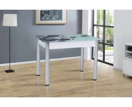 Обеденный стол со стеклянной столешницей (Кубики) от Микс-Мебель