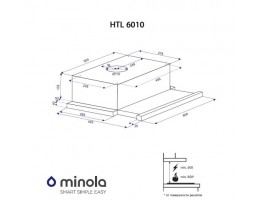Вытяжка телескопическая Minola HTL 6010 I 430