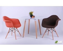 Обеденный комплект стол Ribes + 2 кресла Salex Color AMF