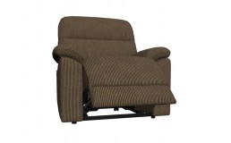  Сіре-коричневе крісло реклайнер з електропроводом для салону краси. Варіант 3. Відео. 3D Огляд