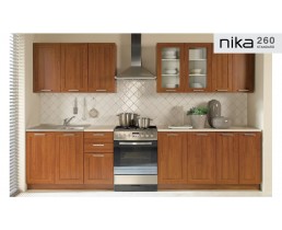 Кухня NIKA 260 вишня золотая