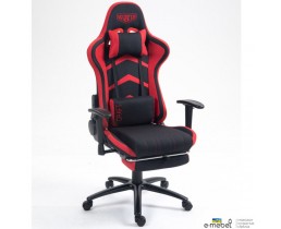 Кресло VR Racer Textile Craft черный/красный
