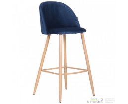 Барний стілець Bellini бук/blue