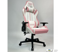 Кресло VR Racer Original Grand белый/розовый