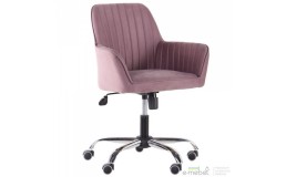 Кресло Аспен хром ткань Flox 77 лиловый со штрихкодом EAN