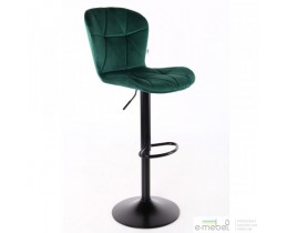 Барный стул Vensan Velvet Green / Black