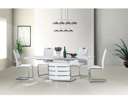 Стол обеденный Fano 120x140 Белый