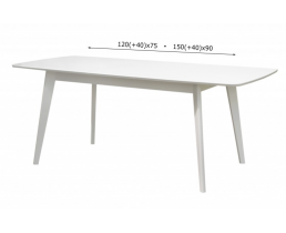 Стол обеденный Модерн 150 белый Микс Мебель  в Украине