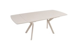 Стіл NOREEN CERAMIC 140(200)*80 білий/кашемір