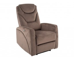 Крісло розкладне KRONOS VELVET капучино BL.38