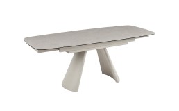 Стол BROOKLYN CERAMIC 140(200)*80 серый мат/кашемир