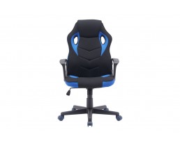 Кресло поворотное DAKAR черный/голубой