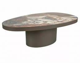 Журнальный столик GUSTO A CERAMIC коричневый PATAGONIA/медный 118*73