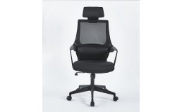 Кресло поворотное ARON II черный/черный каркас