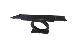 Стол OVIDIO CERAMIC 160(240)*90 черный мат/черный каркас