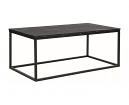 Журнальний столик ROSSI A чорний ефект мармуру/чорний