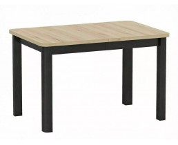 Стіл OSKAR 120(200)*80 дуб артизан/чорний