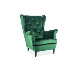 Крісло LADY VELVET зелене/венге BL.78