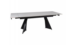 Стіл LACONI 160(220)*90 білий/чорний
