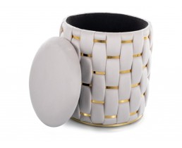 Пуф TIARA VELVET світлий беж TAP.250