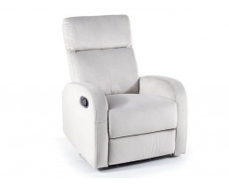 Крісло розкладне OLIMP VELVET світло-сіре BL.03