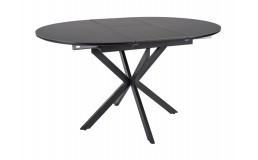 Стіл GASTON CERAMIC 100(135)*100 чорний