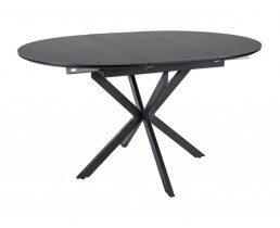 Стіл GASTON CERAMIC 100(135)*100 чорний