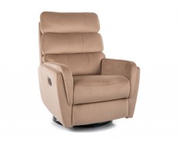 Крісло розкладне ARGOS VELVET беж BL.28