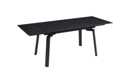 Стол BELFORD CERAMIC 140(200)*80 черный орех/черный