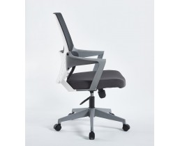Крісло поворотне ARON сіре/сірий каркас