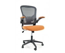 Крісло поворотне Q-333 сіре/помаранчеве
