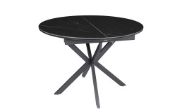 Стол GENEWA CERAMIC 105(140)*105 стол черный
